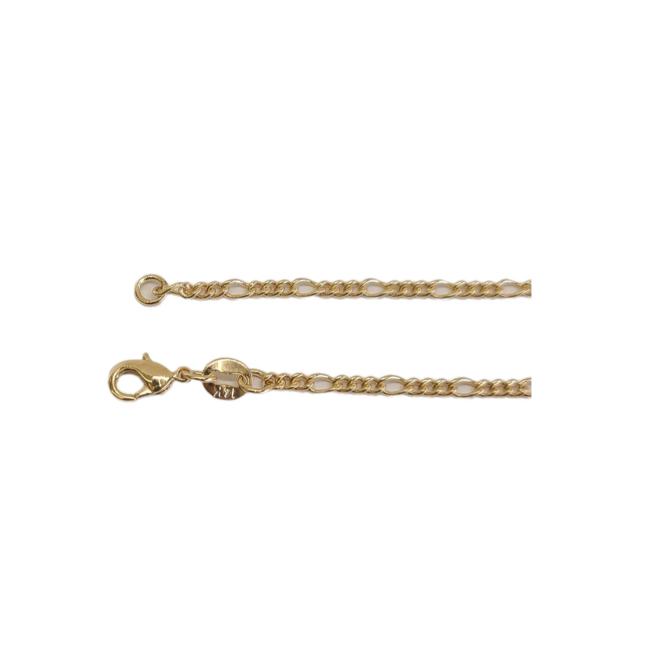 Figaro Link Anklet | 18k Gold Filled