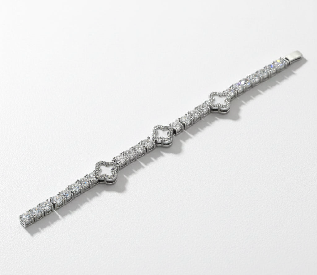 Clover Tennis Bracelet