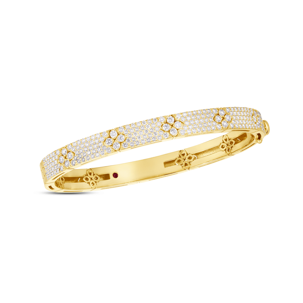 Lotus Bangle | 18k Gold Plated
