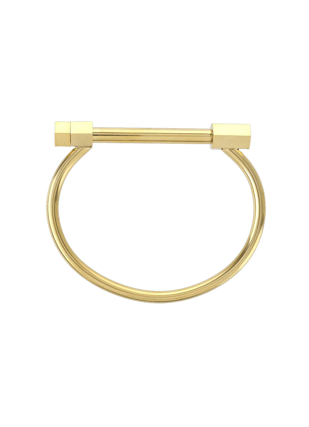 Minimal Bar Cuff Bangle | 18k Gold Bangle